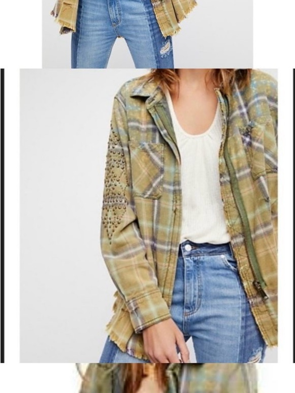 Free People Deconstructed Shirt
Jacket Size Large
